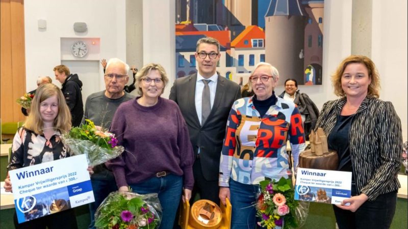 Winnaars 30e editie Kamper Vrijwilligersprijs 2022 bekend