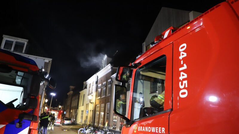Nachtelijke brand in Kamper Binnenstad