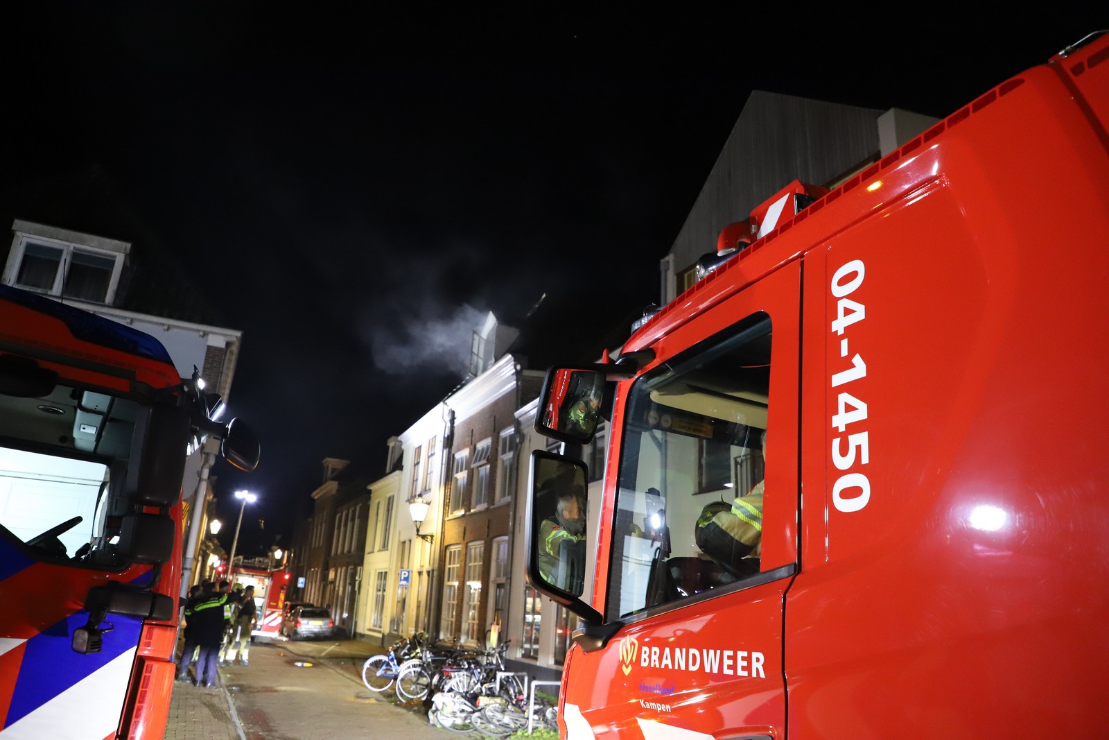Nachtelijke brand in Kamper Binnenstad