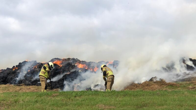 Hooibrand aan de Nieuwendijk