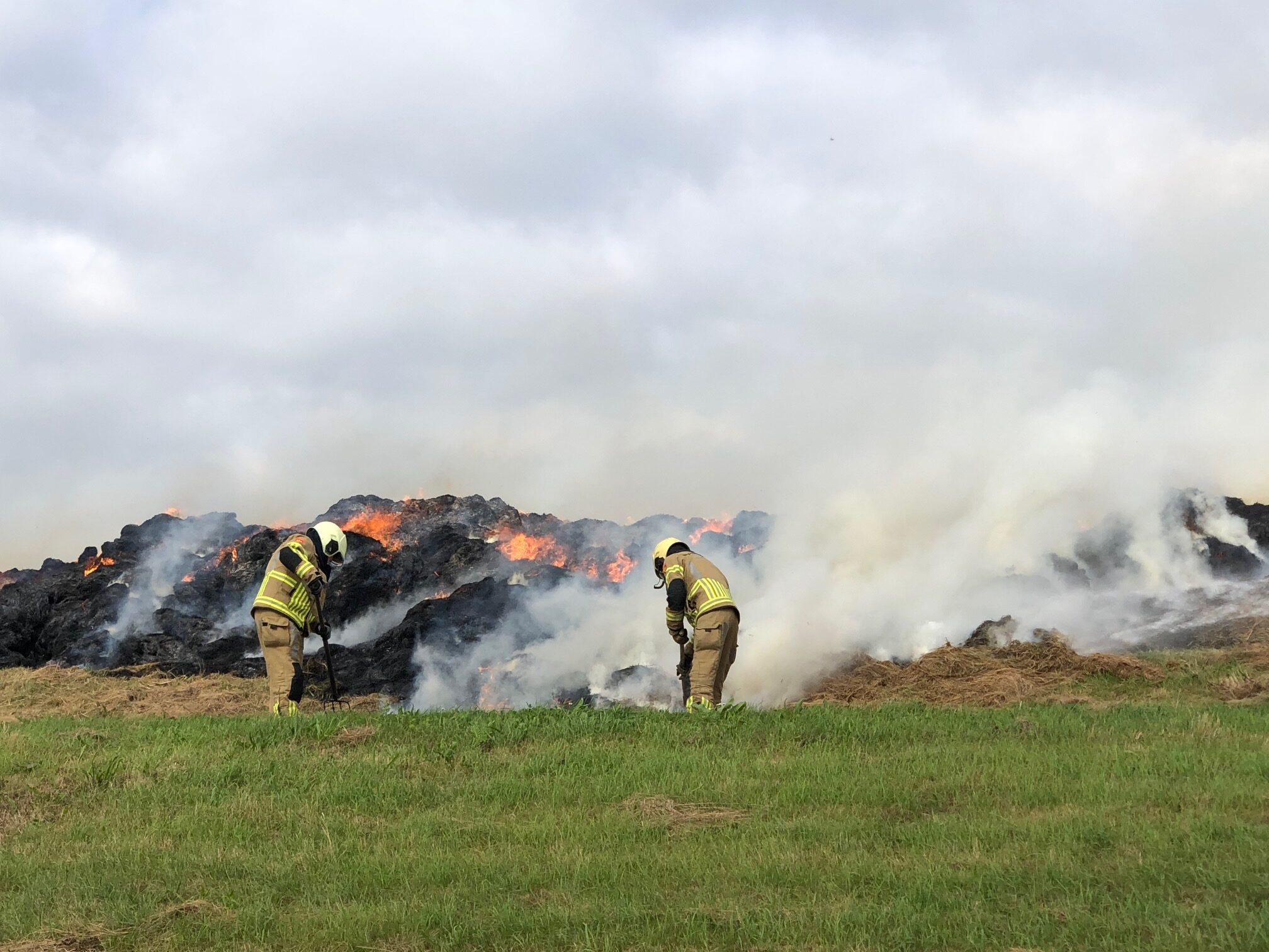 Hooibrand aan de Nieuwendijk