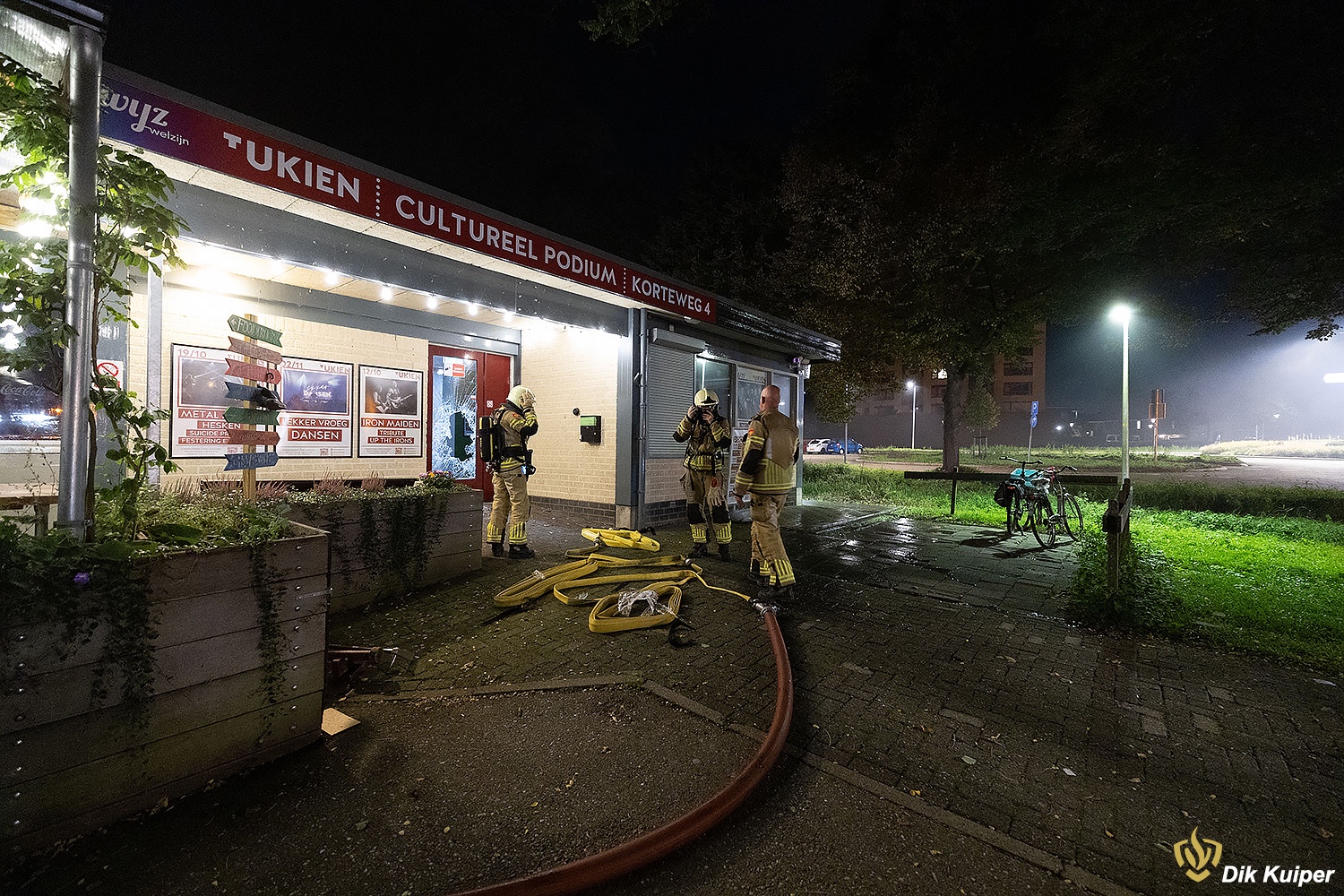 Brand in Cultureel Podium ‘t Ukien: Evenementen afgelast, onderzoek in volle gang