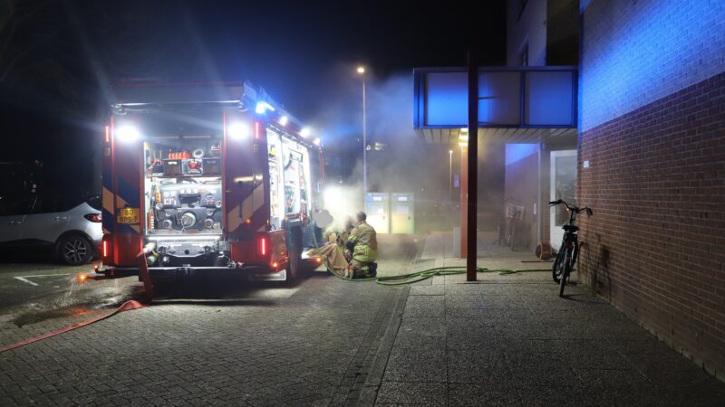 Brand in seniorenflat: bewoners tijdelijk geëvacueerd