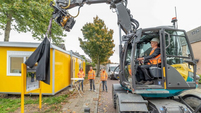 Extra buis voor regenwater vermindert wateroverlast in IJsselmuiden