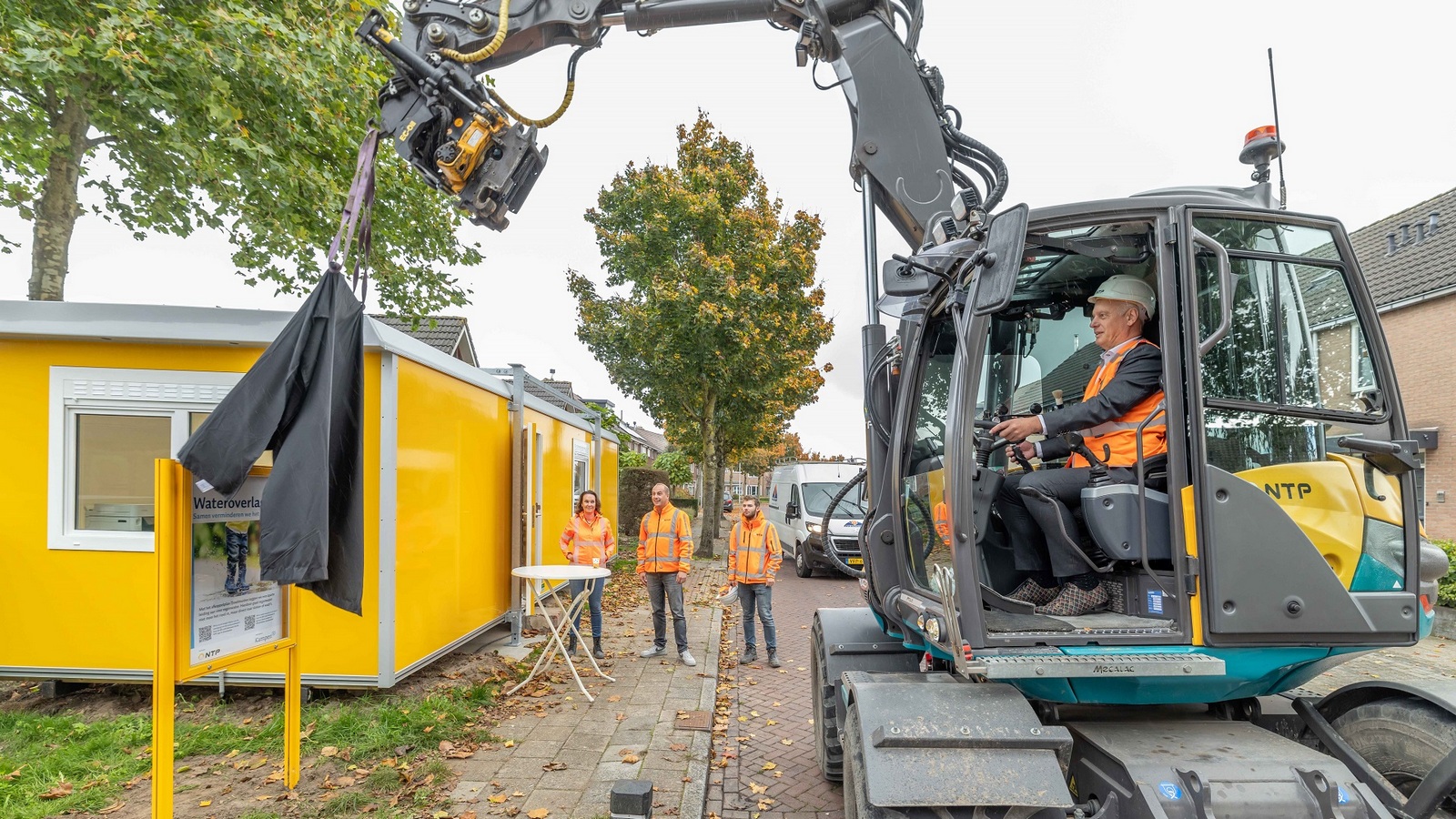 Extra buis voor regenwater vermindert wateroverlast in IJsselmuiden