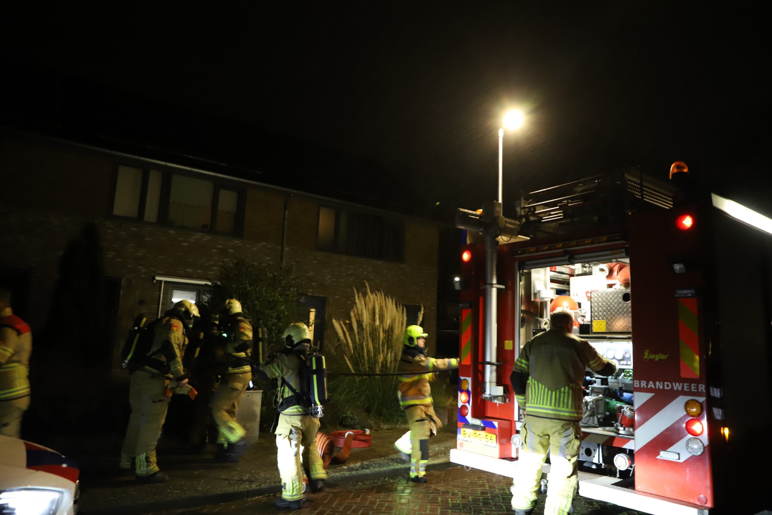 Woningbrand Morgenster in IJsselmuiden