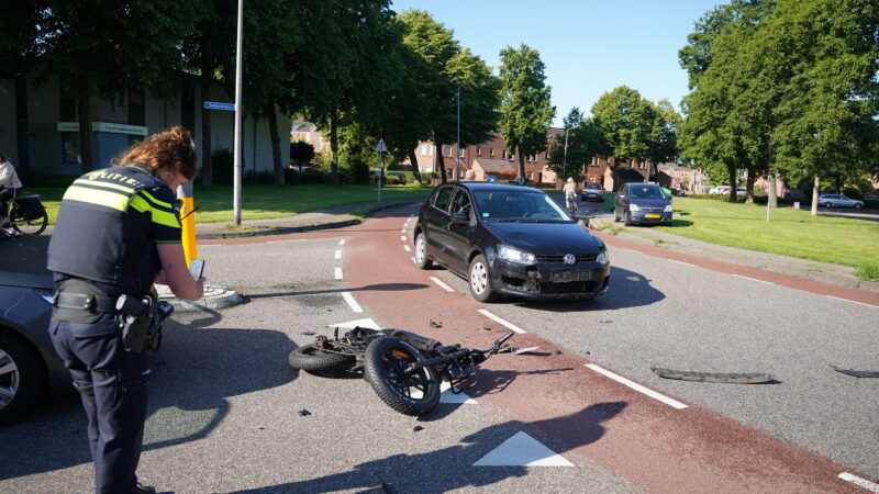 Ongeval auto – fatbike op Wederiklaan