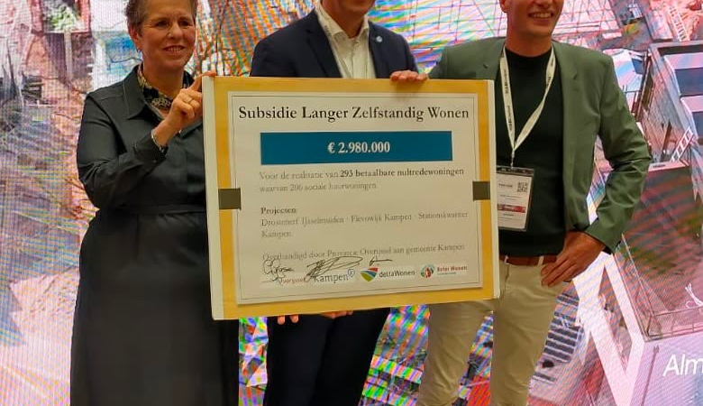 € 2,98 miljoen subsidie voor passend wonen voor ouderen in Kampen
