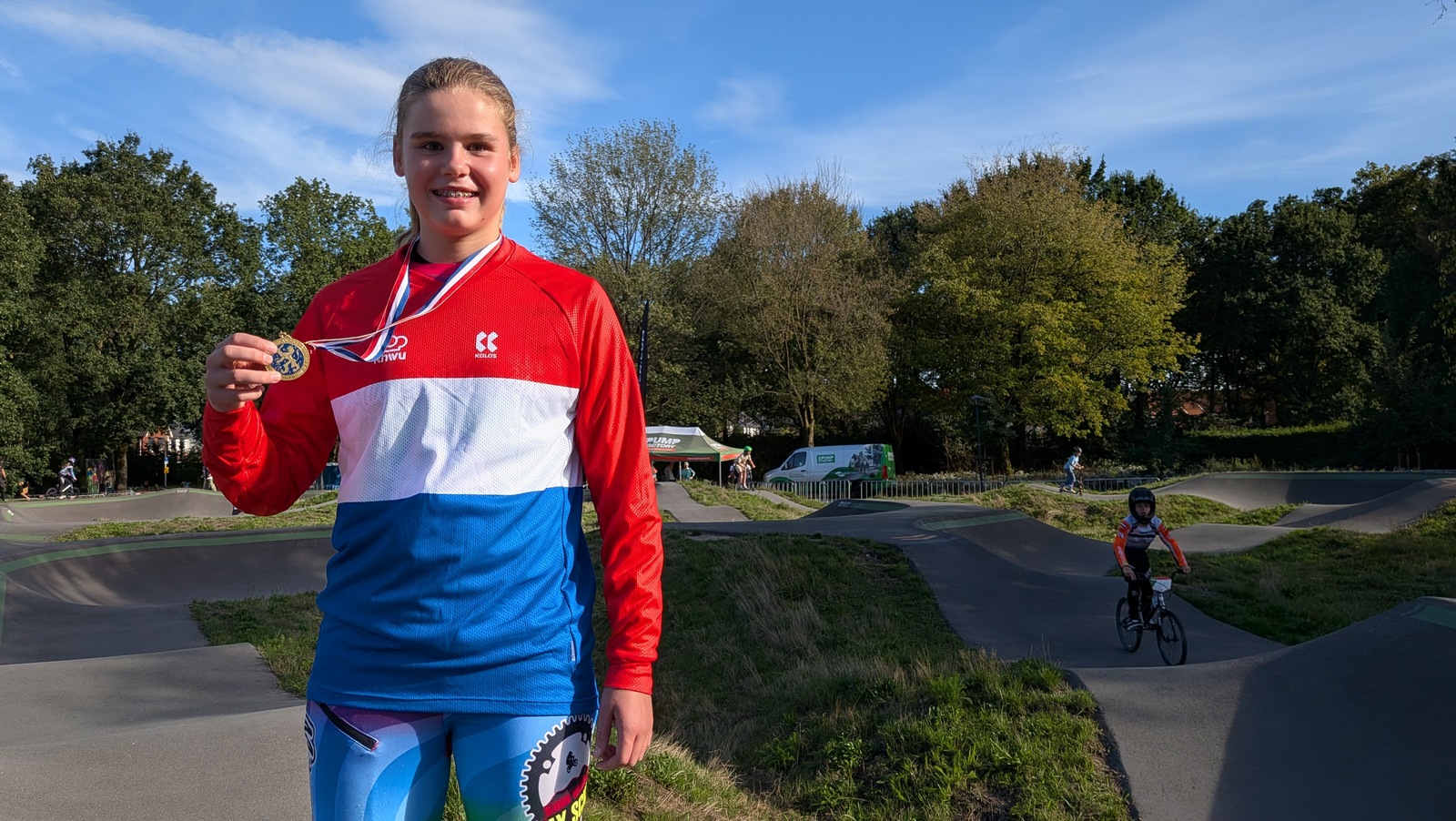 Lauren Minnema Nederlands Kampioen Pumptrack