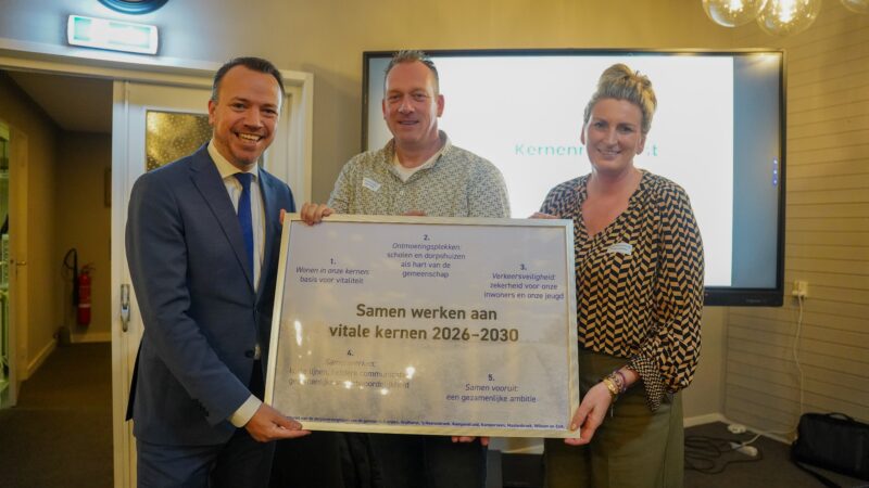 Wijk- en dorpsverenigingen bieden Kernenmanifest aan college van Kampen aan
