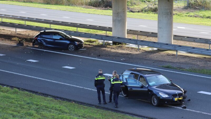 Ongeval tussen twee auto’s op N50 bij Kampen