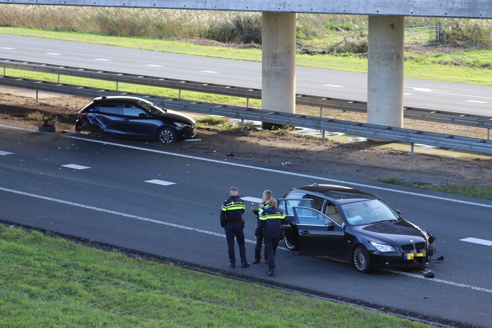 Ongeval tussen twee auto’s op N50 bij Kampen