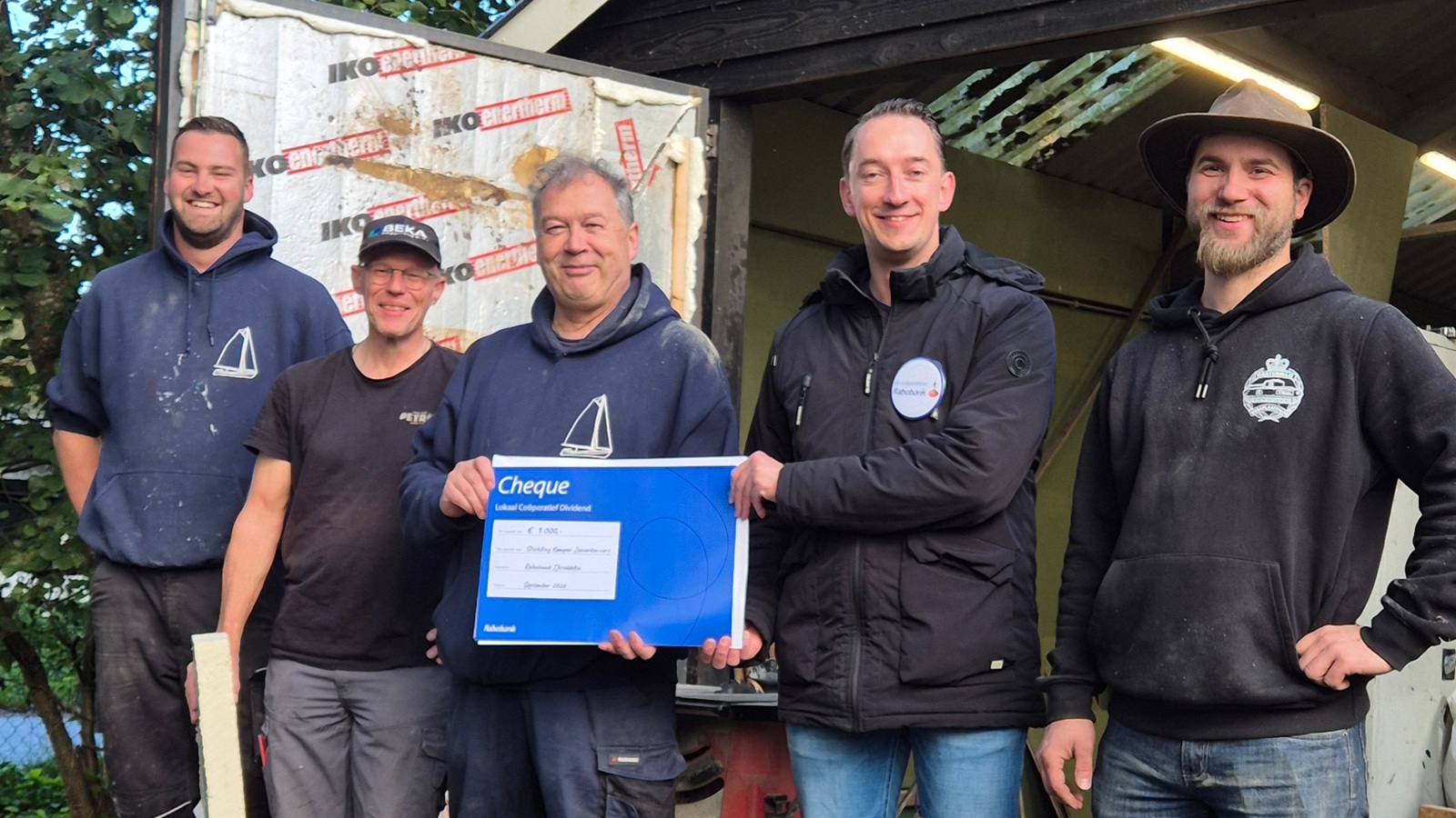 Scoutinggroep Henk Brunt zit er warmpjes bij dankzij bijdragen van Rabobank